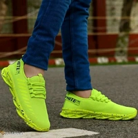 0030 Modern Fashionable Men Sports Shoes  - 10, 6 days, 24x7, Yellow , 9
