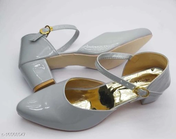  0001 BEAUTIFULL FLOOJO GREY HEAL - 24X7, GREY, 4