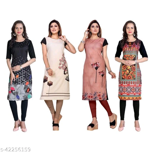 Aagyeyi Graceful Woman Printer Crepe Straight  - 0, 24x7 , multi color , S