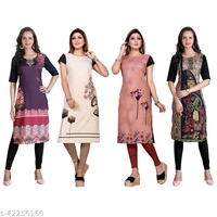 Aagyeyi Graceful Woman Printer Crepe Straight  - 0, 24x7, multi color , XL