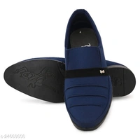 0044 Stylish Men's Synthetic Leather Navy Blue Formals Shoes  - 0, 24x7, 6, blue 
