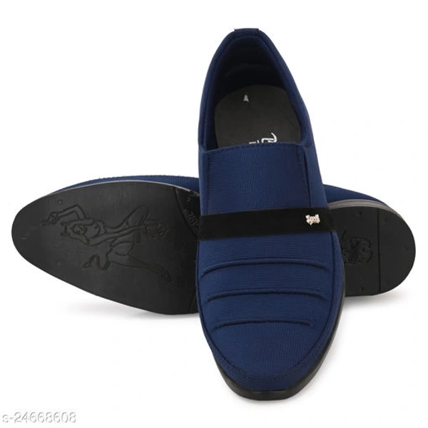 0044 Stylish Men's Synthetic Leather Navy Blue Formals Shoes  - 0, 24x7, 6, blue 