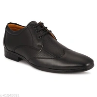 0046 Relaxed Attractive Men Formal Shoes  - 0, 24x7, 7, black 