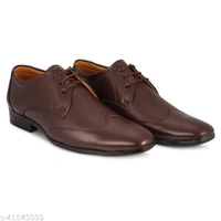 0046 Relaxed Attractive Men Formal Shoes  - 0, 24x7, 9, brown 