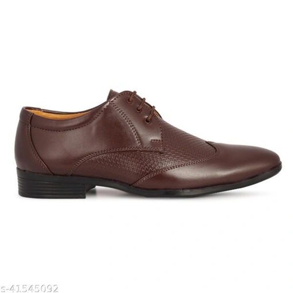 0046 Relaxed Attractive Men Formal Shoes  - 0, 24x7, 9, brown 