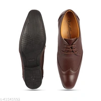 0046 Relaxed Attractive Men Formal Shoes  - 0, 24x7, 9, brown 