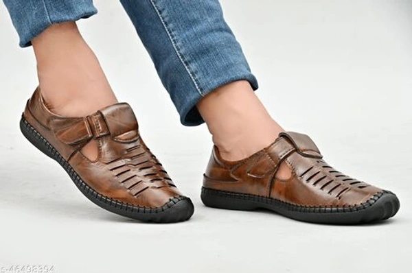 0051 Mr Sample Luxury Synthetic Leather Men's Roman Shoe || Exclusive Handma Ultra Premium Synthetic Casuals Bantu Shoes Organic Collection  - 0, 24x7, 6, 1 day, mairun 