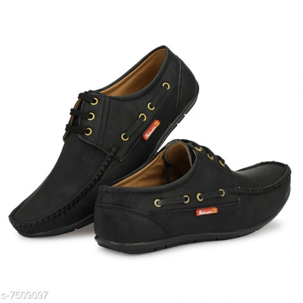 0053 Men's Roman Ultra Premium Leather Casuals Formals Shoes  - 0, 24x7, 6, 1 day, black 