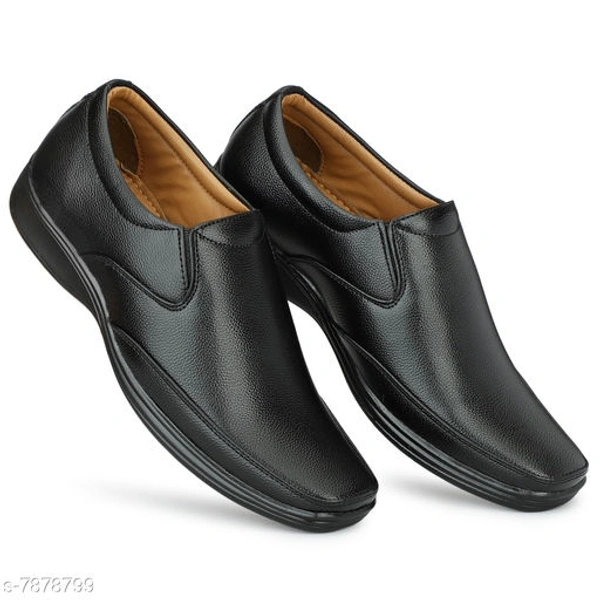 0054 D-BOOTS men's Black Parywear Synthetic Slip On Formal Business Shoes - 0, 24x7, 7, 2 day , black 