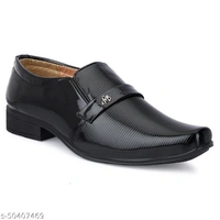 0066 PAYGOOD men's Black Officewear Patent Leather Slip On Formal Shoes  - 0, 24x7, 7, 2 day, black 