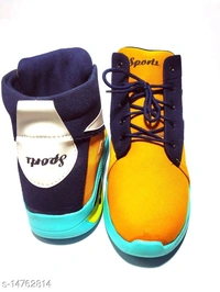 0076 NEW BRANDED Men's Sports Shoes  - 0, 24x7, 6, 24 h, black 