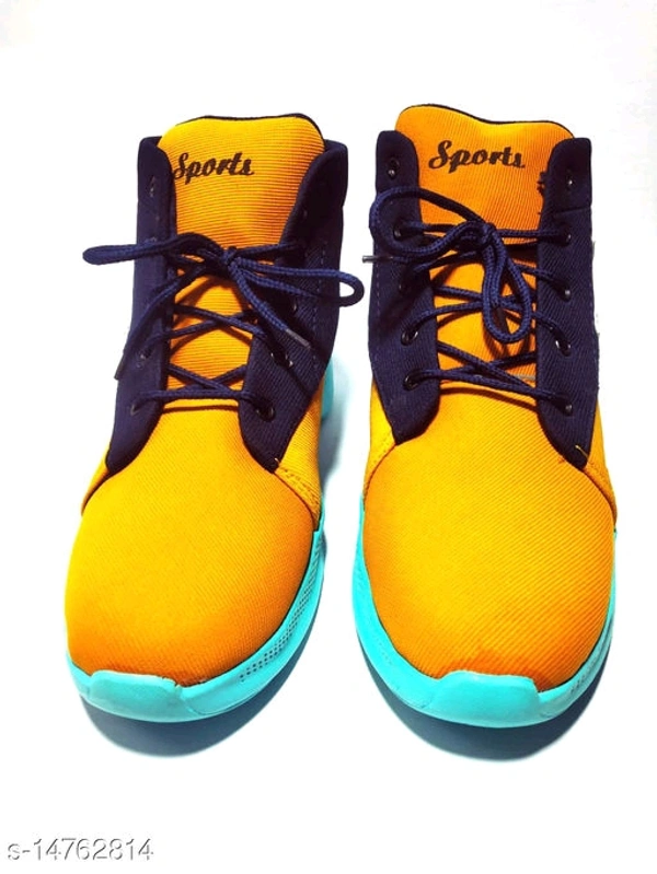 0076 NEW BRANDED Men's Sports Shoes  - 0, 24x7, 7, 3 day, orange 