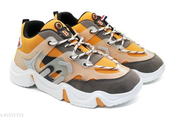 0079 BENTTOES Presents Trendy Branded Sports Shoes For Men  - 0, 24x7, 6, 24 h, yellow 