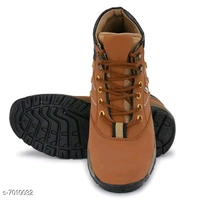 0093 Stylish Men's PU Brown Boots - 0, 24x7, 6, 24 h, brown 