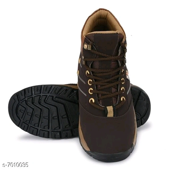 0093 Stylish Men's PU Brown Boots - 0, 24x7, 8, 4 day, brown 