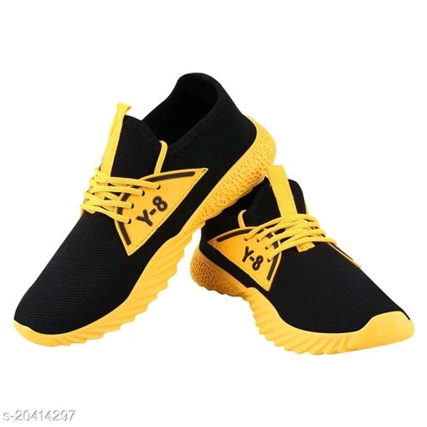 0082 Trending Stylish & Comfortable Yellow Canvas Sports Shoes For Men's & Boy's   - 0, 24x7, 6, 24 h, orange black 