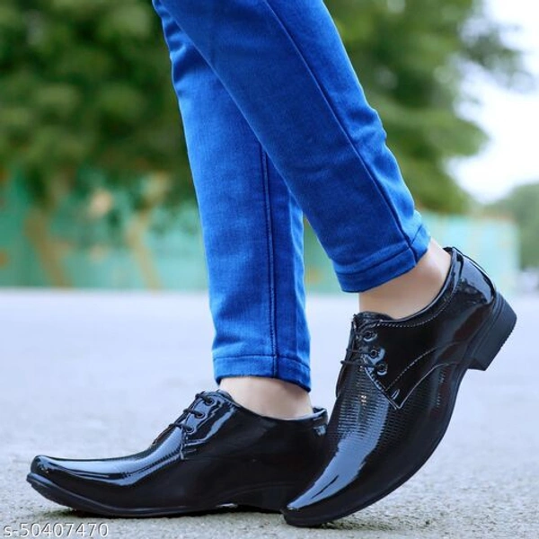 0012 PAYGOOD men's Black Party And Daily Use Office Formal Shoes  - 0, 24x7, 6, 24 h, black 