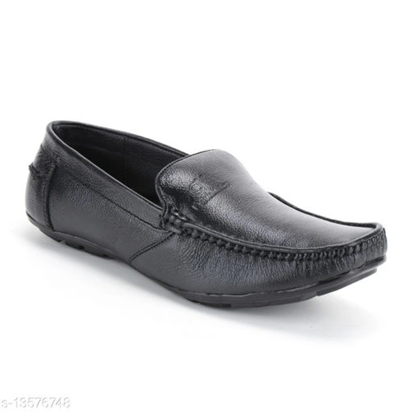 00110 Black Loafers For Men Shoes  - 0, 6, 24x7, 24 h, black 