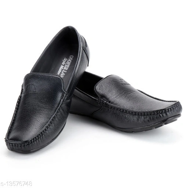 00110 Black Loafers For Men Shoes  - 0, 6, 24x7, 24 h, black 
