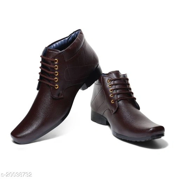 Stylish Men's Synthetic Leather Brown Formal Shoes  - 0, 24x7, 6, 24 h, brown 