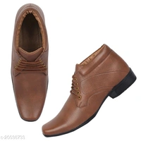 Stylish Men's Synthetic Leather Brown Formal Shoes  - 0, 24x7, 9, 6 day, broun