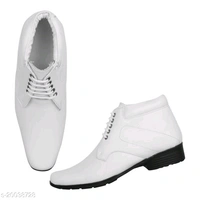 Stylish men synthetic Leather Look Formal Shoes  - 0, 24x7, 9, 6 day, withe 