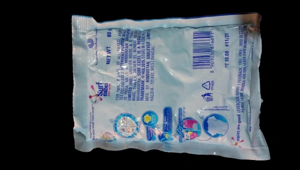 Surf Excel Easy Wash Detergent Powder, 80g - 0, 24x7, 3, 24h