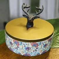 Sold By R R Global Exports Roti Box - Dia.8'' H.2.5'', Enamel Coated, Wooden