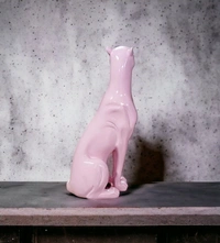 Sold By R R Global Exports Leopard For Home Decor - H.9'' L.4'', Pink, Polyresin