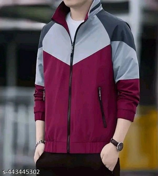 Men's Jacket  - Maroon, M