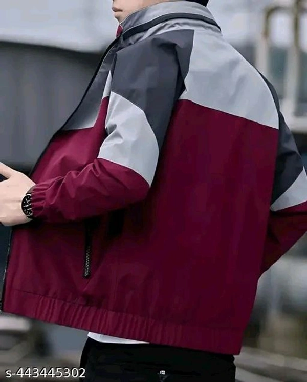 Men's Jacket  - Maroon, L