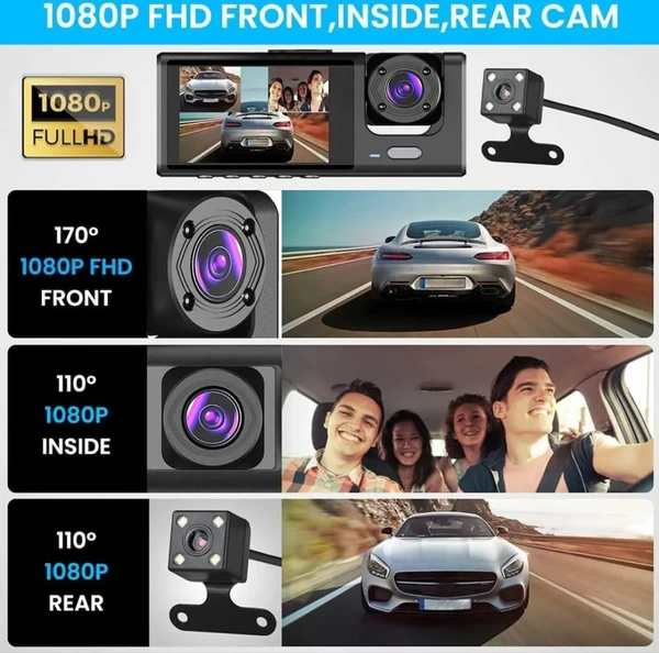 Esky WIFI Dash Camera 3 channel