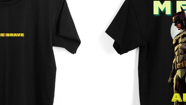 Panthernight Black Printed T Shirt - Black, M