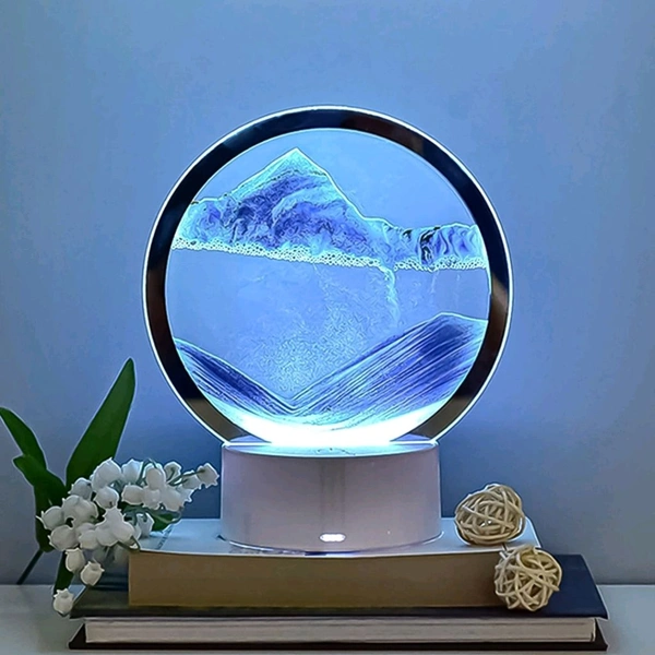 Color Light Moving Sand Art Picture (1 Pc)