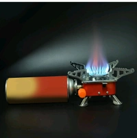 Mini Square Camping Stove, 2800W (1 Pc) - Web Orange
