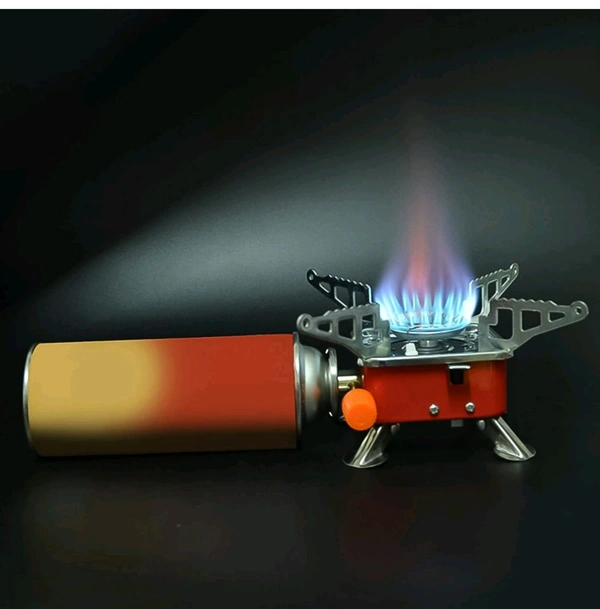 Mini Square Camping Stove, 2800W (1 Pc) - Web Orange
