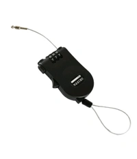 Multifunctional cable lock with number code - Black