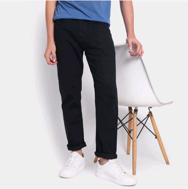 Men's Slim Fit Jeans - Black, 32
