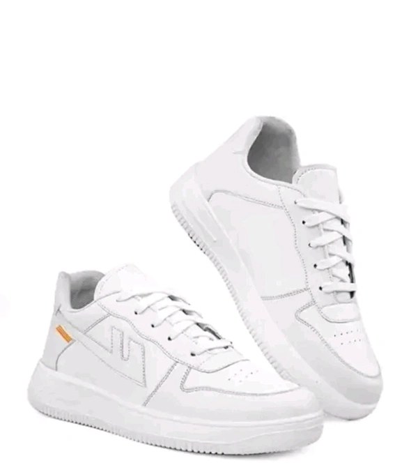 Latest Fashionable Men Sports Shoes - White, IND-7