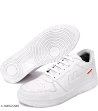 Latest Fashionable Men Sports Shoes - White, IND-7