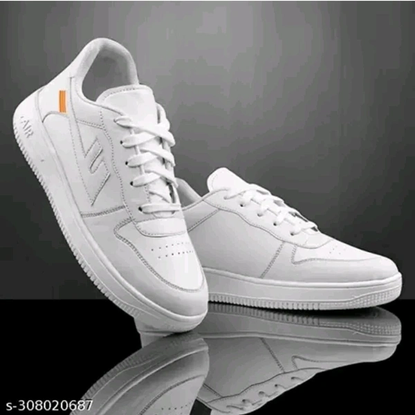 Latest Fashionable Men Sports Shoes - White, IND-10