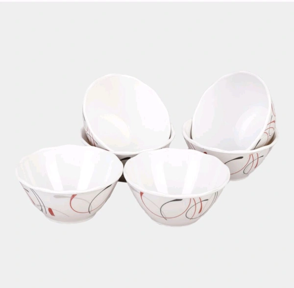Melamine Pudding Set - White