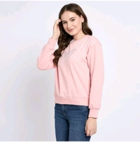Ladies Sweatshirt  - Pink, M