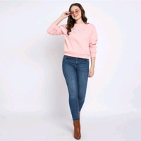 Ladies Sweatshirt  - Pink, M