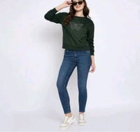 Ladies Sweatshirt  - Sherwood Green, M