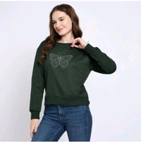 Ladies Sweatshirt  - Sherwood Green, XL