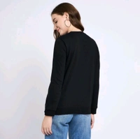 Girl's Sweatshirt  - Black, L