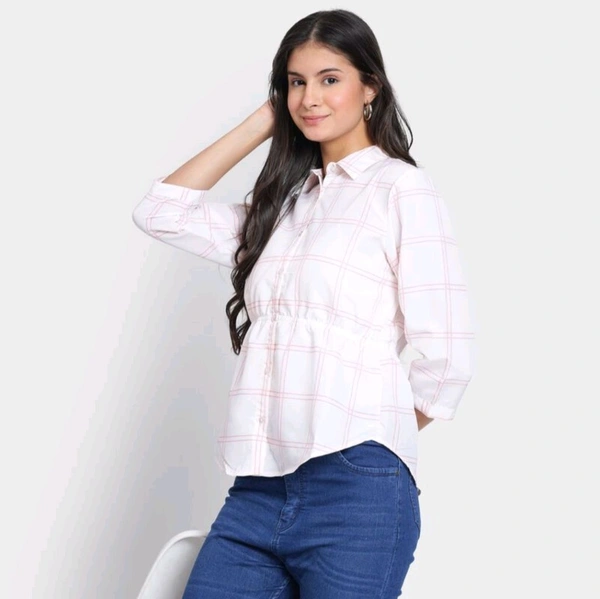Ladies Shirt  - Rose White, S