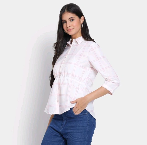 Ladies Shirt  - Rose White, L