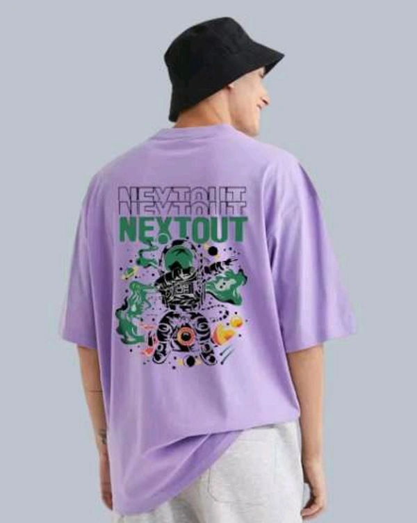 Printed Men Purple T-ShirtPrinted Men Purple T-Shirt - Purple, XL